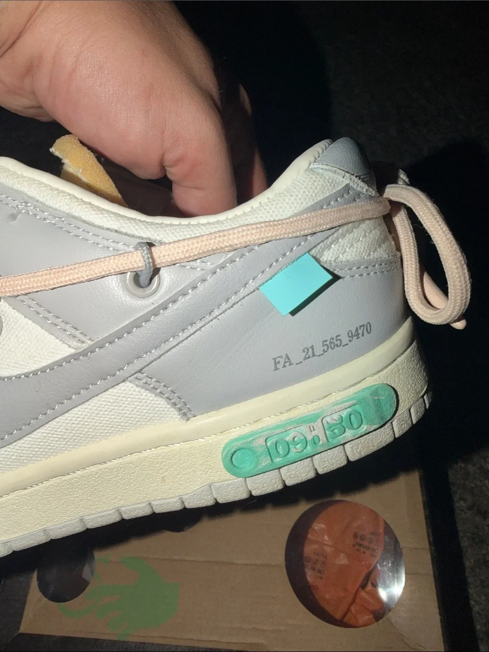 Off White x Nike Dunks Lot 9 of 50 Authentic 5Y/6.5W